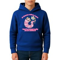 It Burns When I Pee But I'm Being Really Brave About It Kids Hoodie