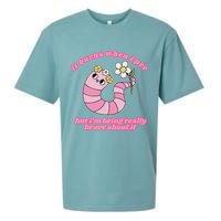 It Burns When I Pee But I'm Being Really Brave About It Sueded Cloud Jersey T-Shirt
