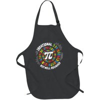 Irrational But Well Rounded 3.14 Pi Day Math Geek Teacher Full-Length Apron With Pockets