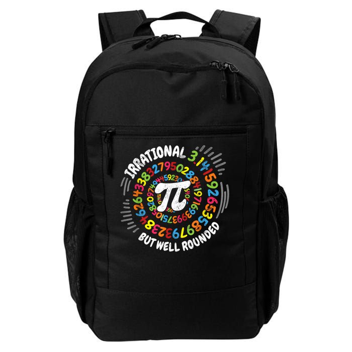 Irrational But Well Rounded 3.14 Pi Day Math Geek Teacher Daily Commute Backpack