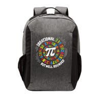 Irrational But Well Rounded 3.14 Pi Day Math Geek Teacher Vector Backpack