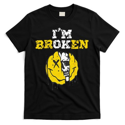 IM Broken Workout Running Invisible Illness Im OK Broken T-Shirt