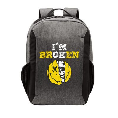 IM Broken Workout Running Invisible Illness Im OK Broken Vector Backpack