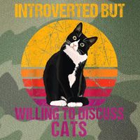 Introverted But Willing To Discuss Cats Legacy Tie Dye Trucker Hat