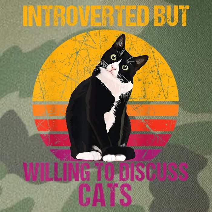 Introverted But Willing To Discuss Cats Legacy Tie Dye Trucker Hat