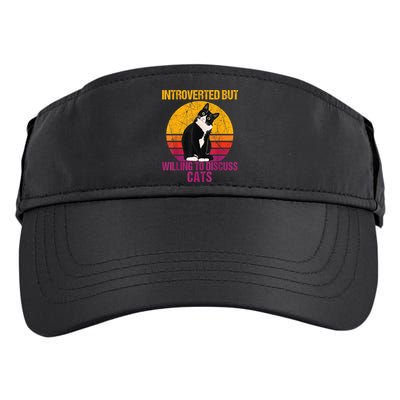 Introverted But Willing To Discuss Cats Adult Drive Performance Visor