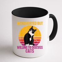 Introverted But Willing To Discuss Cats Mug