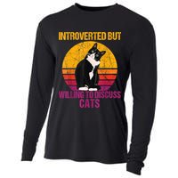 Introverted But Willing To Discuss Cats Cooling Performance Long Sleeve Crew