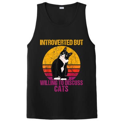Introverted But Willing To Discuss Cats PosiCharge Competitor Tank