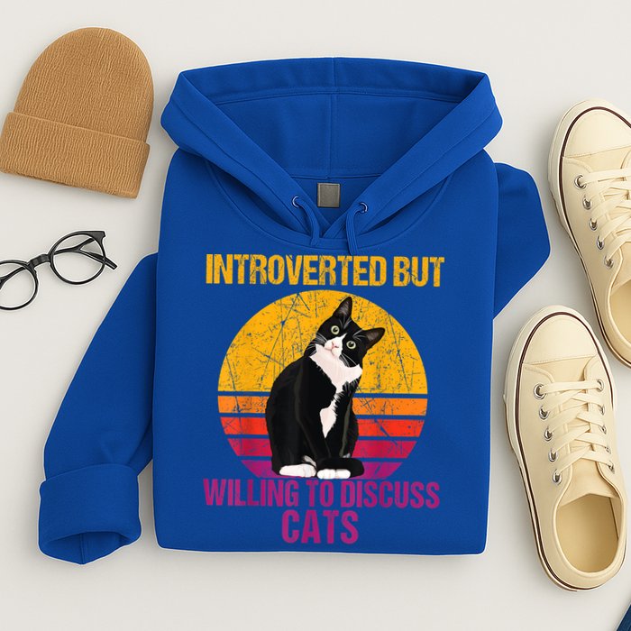 Introverted But Willing To Discuss Cats Hoodie
