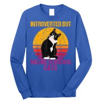 Introverted But Willing To Discuss Cats Long Sleeve Shirt