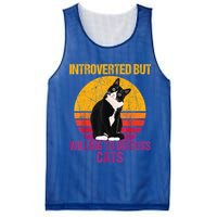 Introverted But Willing To Discuss Cats Mesh Reversible Basketball Jersey Tank