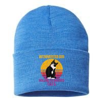 Introverted But Willing To Discuss Cats Sustainable Knit Beanie
