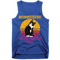 Introverted But Willing To Discuss Cats Tank Top