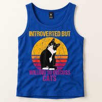 Introverted But Willing To Discuss Cats Tank Top