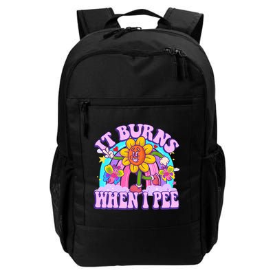 It Burns When I Pee Funny Sarcastic Ironic Inappropriate Daily Commute Backpack