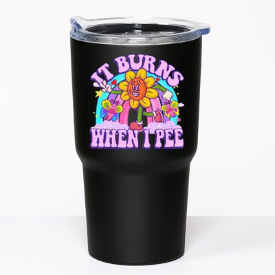 It Burns When I Pee Funny Sarcastic Ironic Inappropriate Tumbler