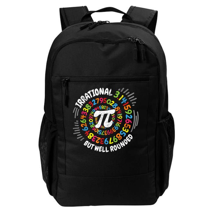 Irrational But Well Rounded 3.14 Pi Day Math Geek Teacher Daily Commute Backpack
