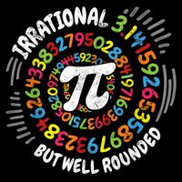 Irrational But Well Rounded 3.14 Pi Day Math Geek Teacher Daily Commute Backpack