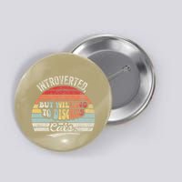 Introverted But Willing To Discuss Cats Button