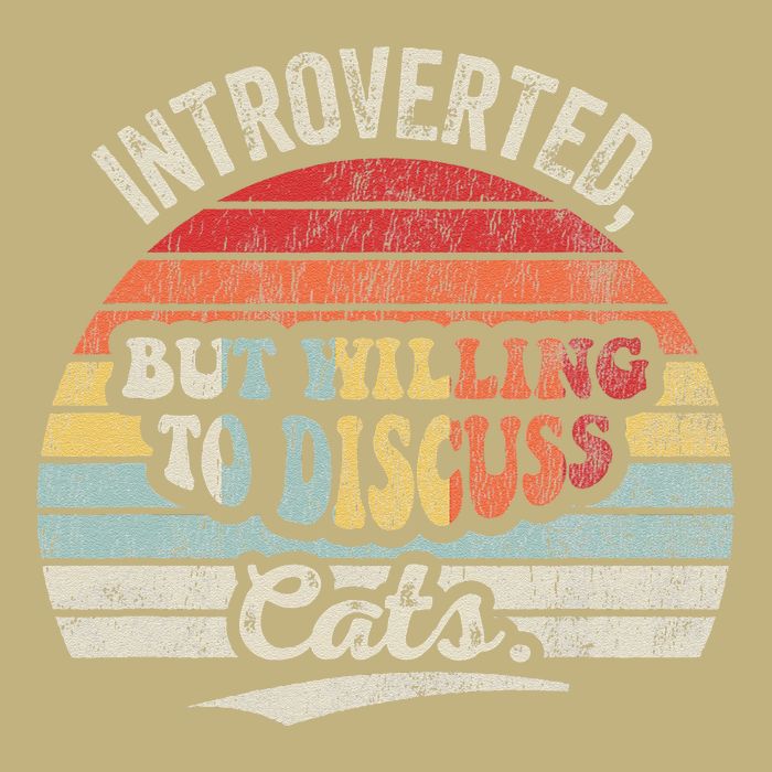 Introverted But Willing To Discuss Cats Button