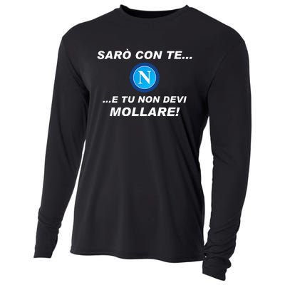 Ill Be With You Gift For Fans Football Team Napoli Cooling Performance Long Sleeve Crew