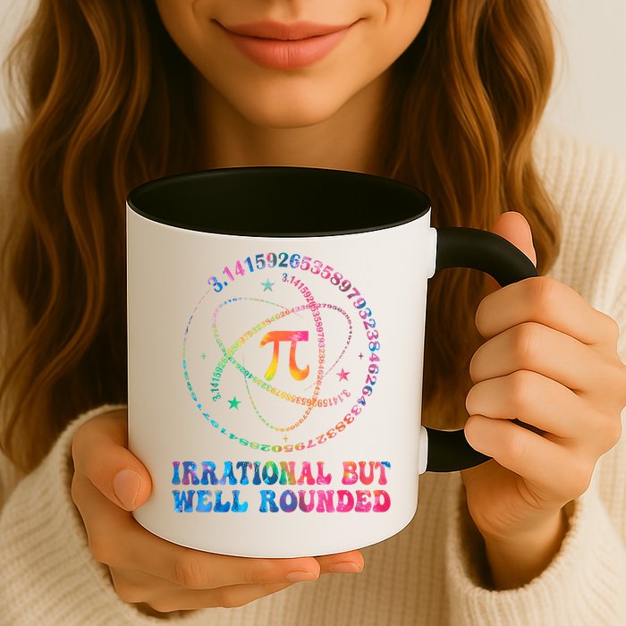 Irrational But Well Rounded Pi Day Math Geek Teacher Student Coffee Mug