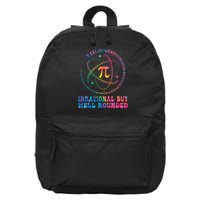 Irrational But Well Rounded Pi Day Math Geek Teacher Student 16 in Basic Backpack