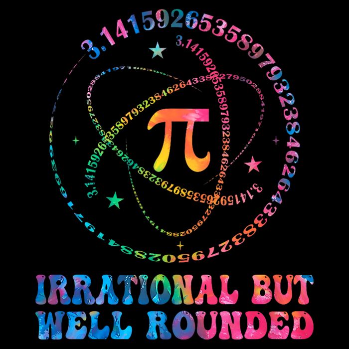 Irrational But Well Rounded Pi Day Math Geek Teacher Student 16 in Basic Backpack