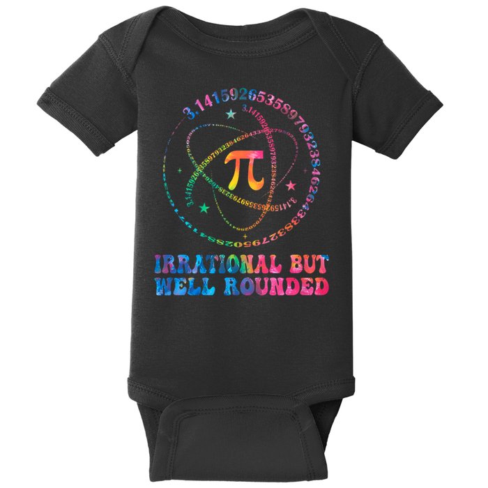 Irrational But Well Rounded Pi Day Math Geek Teacher Student Baby Bodysuit