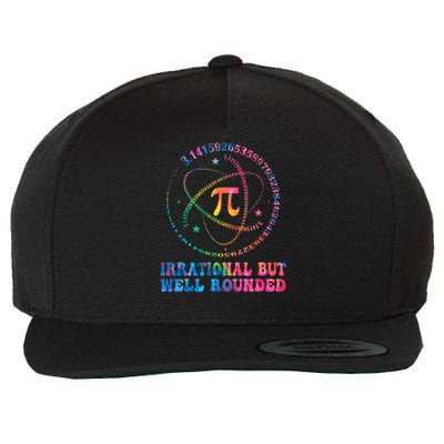 Irrational But Well Rounded Pi Day Math Geek Teacher Student Wool Snapback Cap