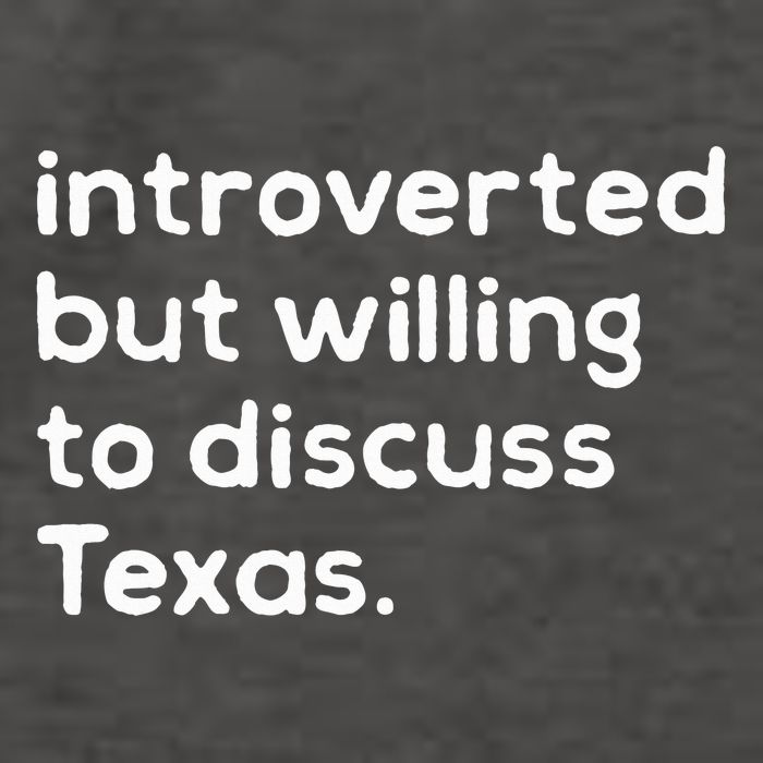 Introverted But Willing To Discuss Texas Funny Native Texan Vector Backpack