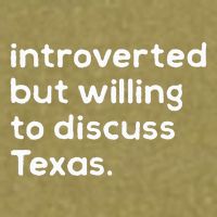 Introverted But Willing To Discuss Texas Funny Native Texan Garment-Dyed Women's Muscle Tee
