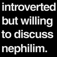 Introverted But Willing To Discuss Nephilim Impact Tech Backpack