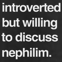 Introverted But Willing To Discuss Nephilim Knit Cap Winter Beanie