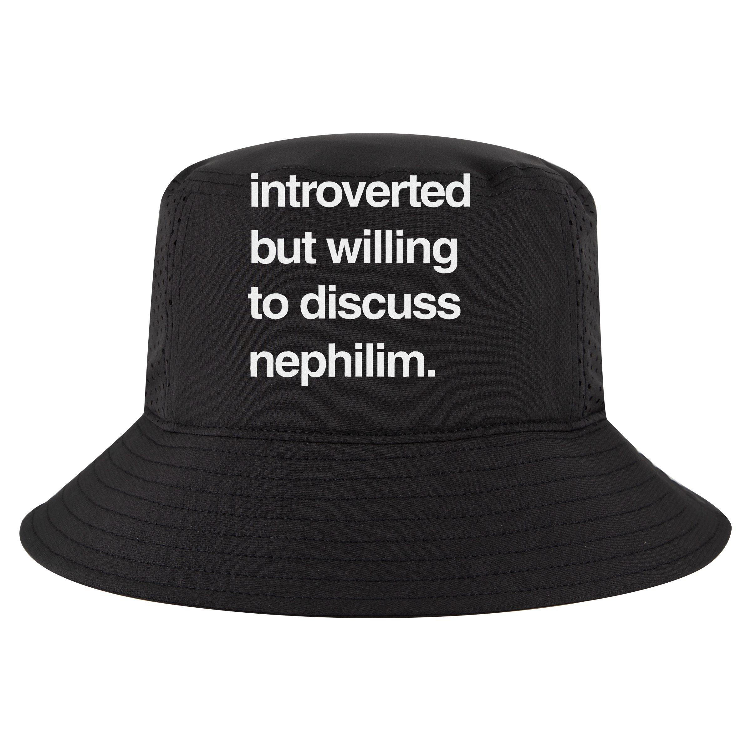 Introverted But Willing To Discuss Nephilim Youth Performance Sprint T-Shirt