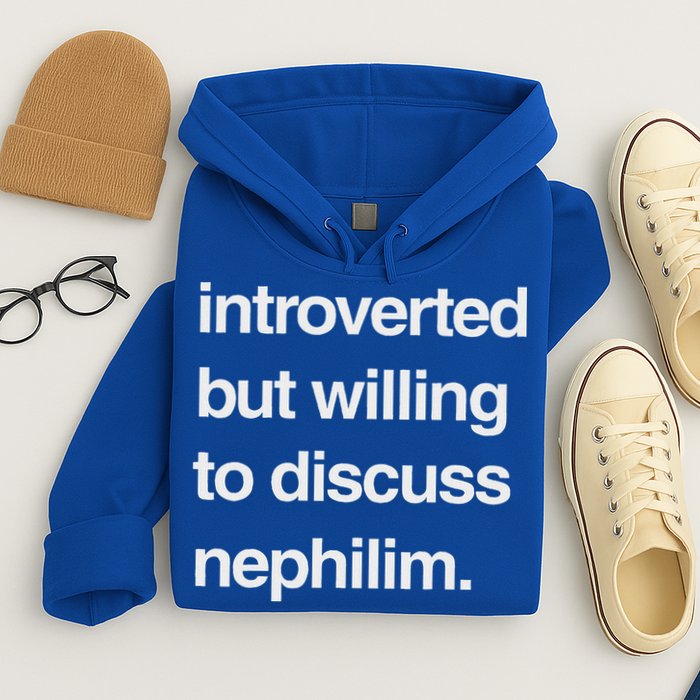 Introverted But Willing To Discuss Nephilim Hoodie