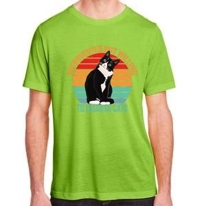 Introverted But Willing To Discuss Cats Introverted Cat Adult ChromaSoft Performance T-Shirt