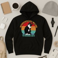 Introverted But Willing To Discuss Cats Introverted Cat Hoodie