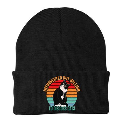 Introverted But Willing To Discuss Cats Introverted Cat Beanie