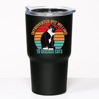 Introverted But Willing To Discuss Cats Introverted Cat Tumbler