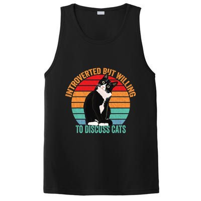 Introverted But Willing To Discuss Cats Introverted Cat PosiCharge Competitor Tank