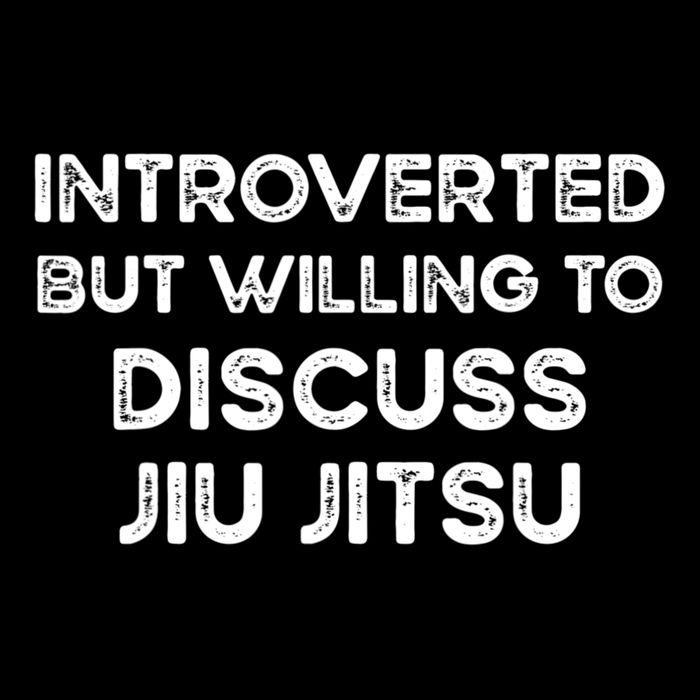 Introverted But Willing To Discuss JiuJitsu Sustainable Bucket Hat
