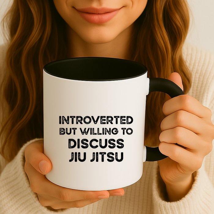 Introverted But Willing To Discuss JiuJitsu Mug