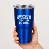 Introverted But Willing To Discuss JiuJitsu Tumbler