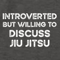 Introverted But Willing To Discuss JiuJitsu Vector Backpack