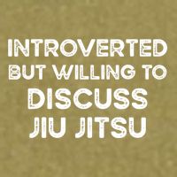 Introverted But Willing To Discuss JiuJitsu Garment-Dyed Women's Muscle Tee