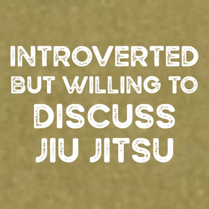 Introverted But Willing To Discuss JiuJitsu Garment-Dyed Women's Muscle Tee