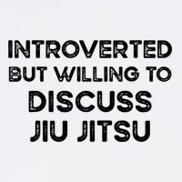 Introverted But Willing To Discuss JiuJitsu Garment-Dyed Sweatshirt