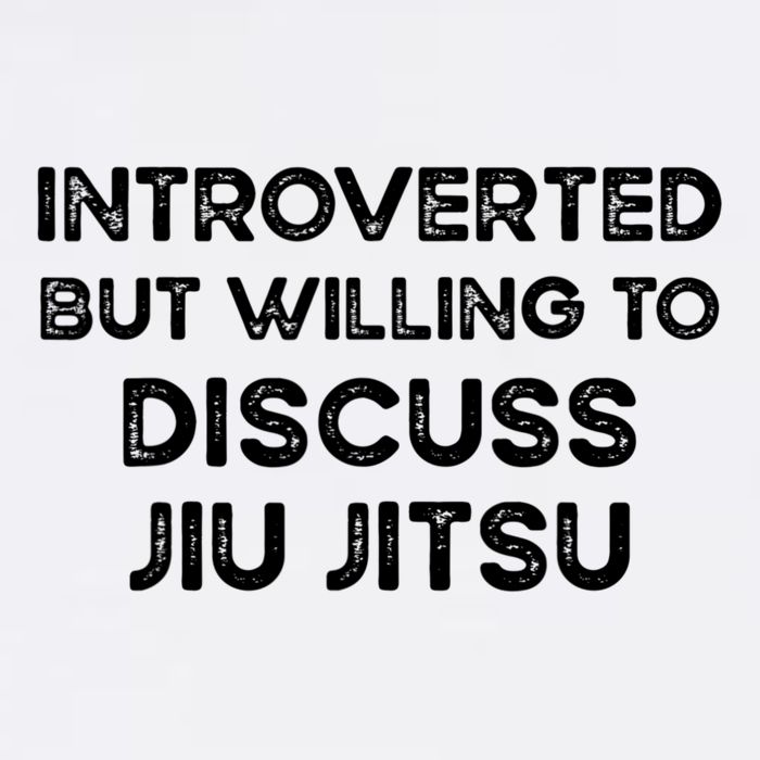 Introverted But Willing To Discuss JiuJitsu Garment-Dyed Sweatshirt